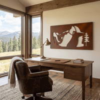 Half Dome - Metal Wall Art - Oxide