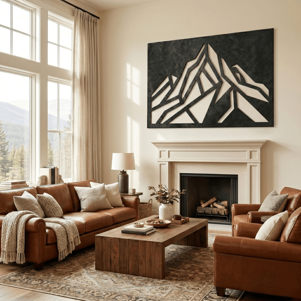 Modern Mountain - Metal Wall Art - Forge - Anthem Classic
