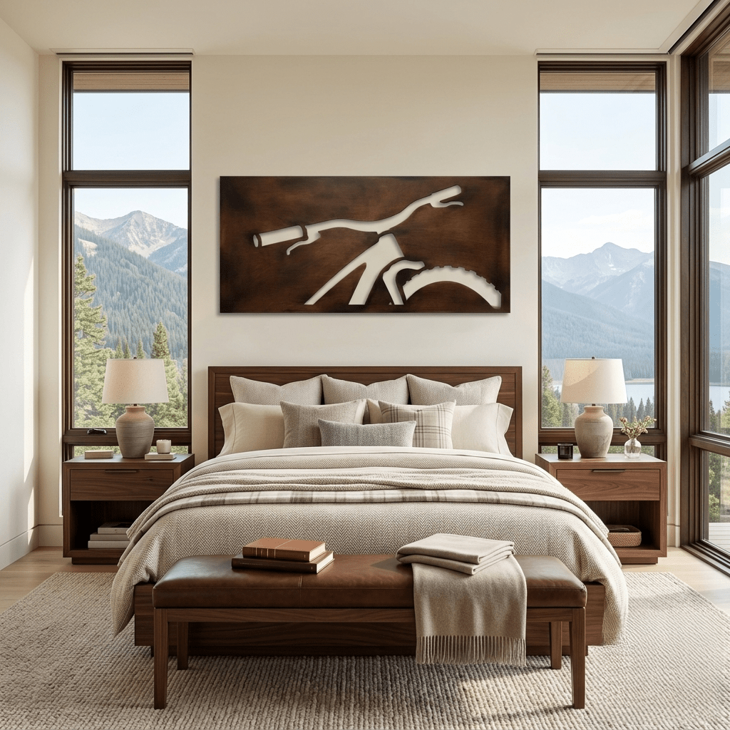 Off Trail - Metal Wall Art - Umber - Anthem Classic