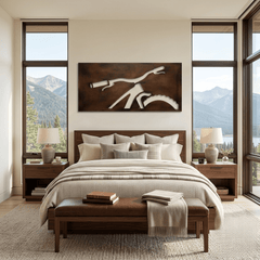Off Trail - Metal Wall Art - Umber - Anthem Classic