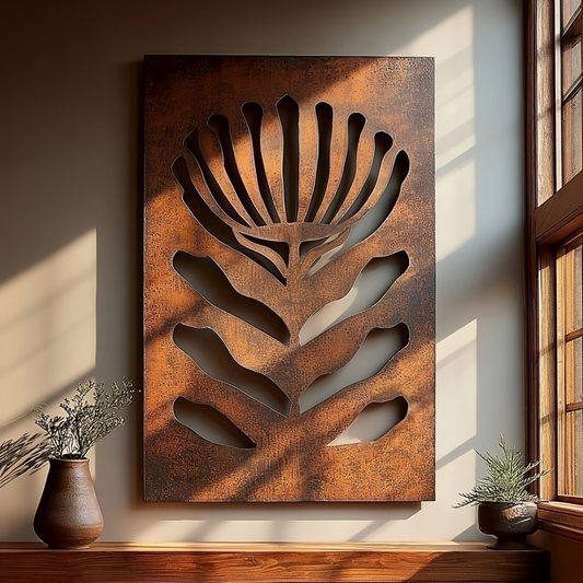 The Protea - Metal Wall Art