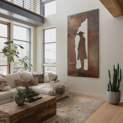 The Outlaw - Metal Wall Art