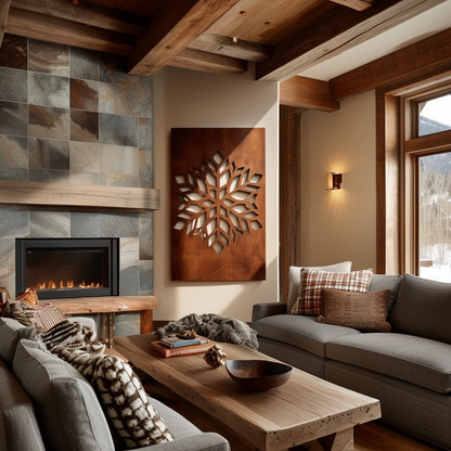 The Snowflake - Metal Wall Art