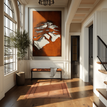 The Bonsai - Metal Wall Art