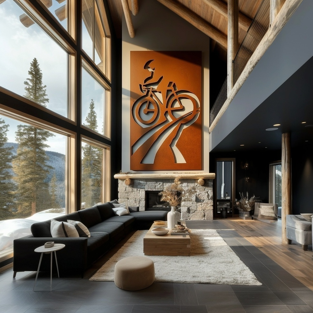 The Rouleur - Metal Wall Art
