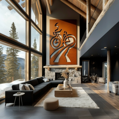The Rouleur - Metal Wall Art