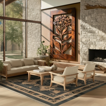 The Lilac - Metal Wall Art