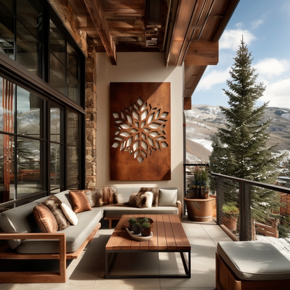 The Snowflake - Metal Wall Art