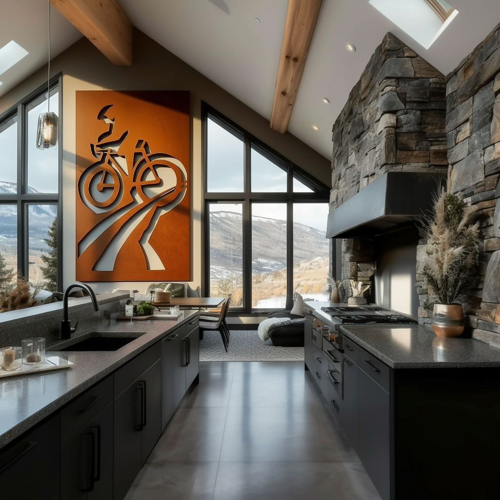 The Rouleur - Metal Wall Art