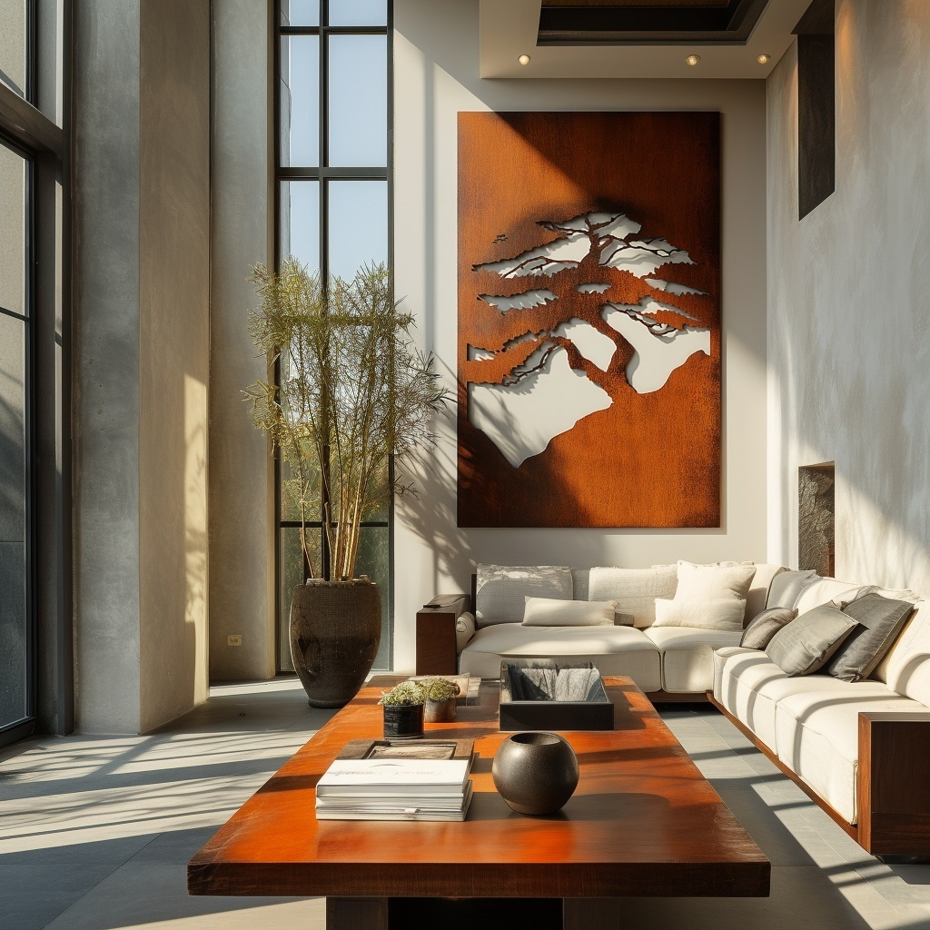 The Bonsai - Metal Wall Art