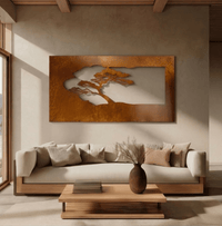 The Acacia - Metal Wall Art - Oxide