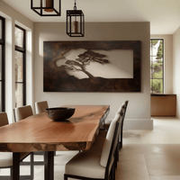 The Acacia - Metal Wall Art - Umber