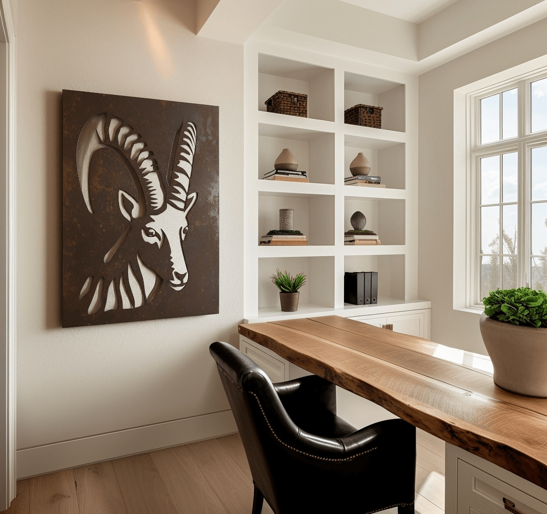 The Alpine Ibex - Metal Wall Art - Anthem Classic