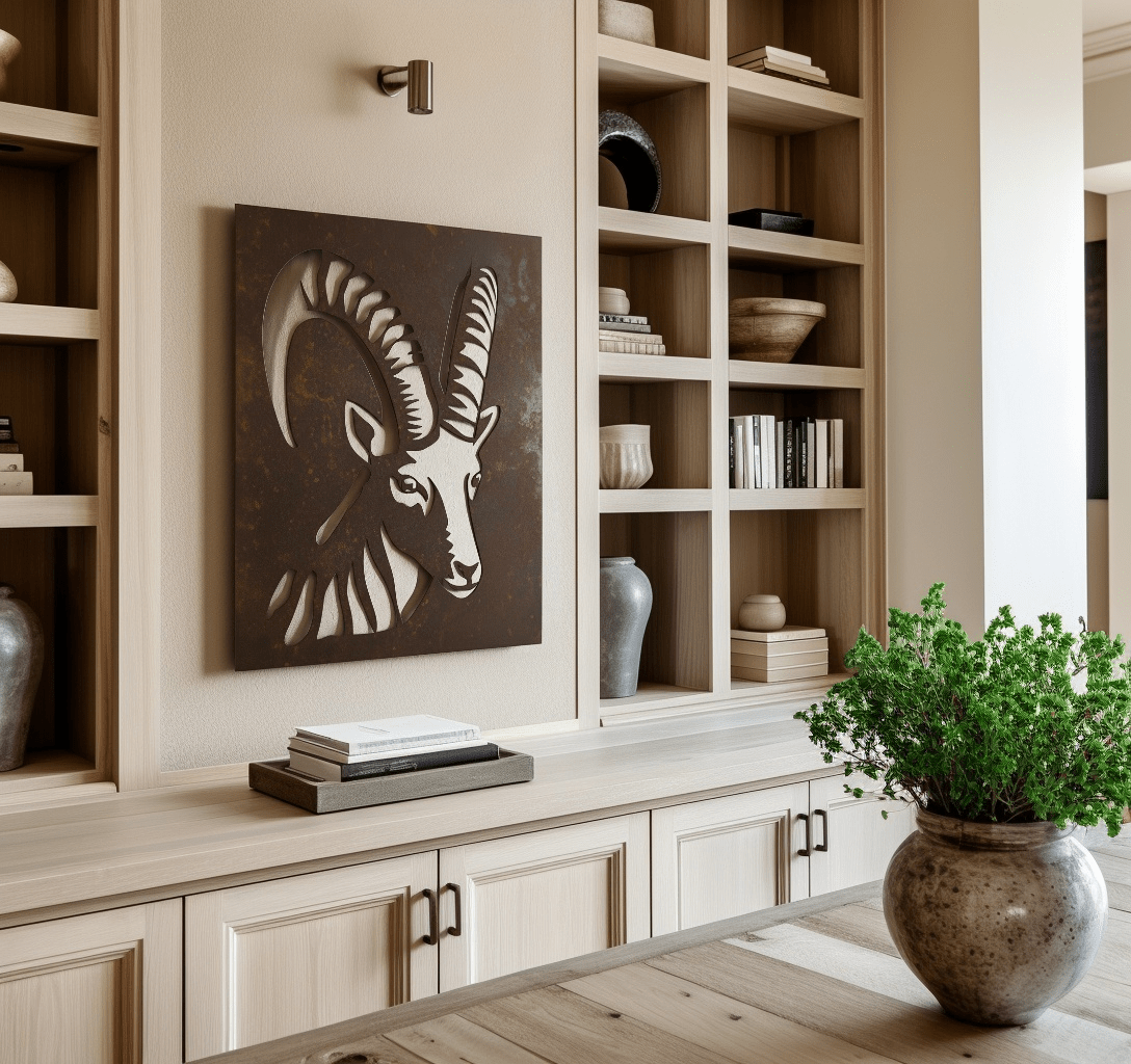 The Alpine Ibex - Metal Wall Art - Anthem Classic