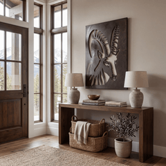 The Alpine Ibex - Metal Wall Art - Forge - Anthem Classic