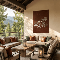 The American Heritage - Metal Wall Art - Oxide
