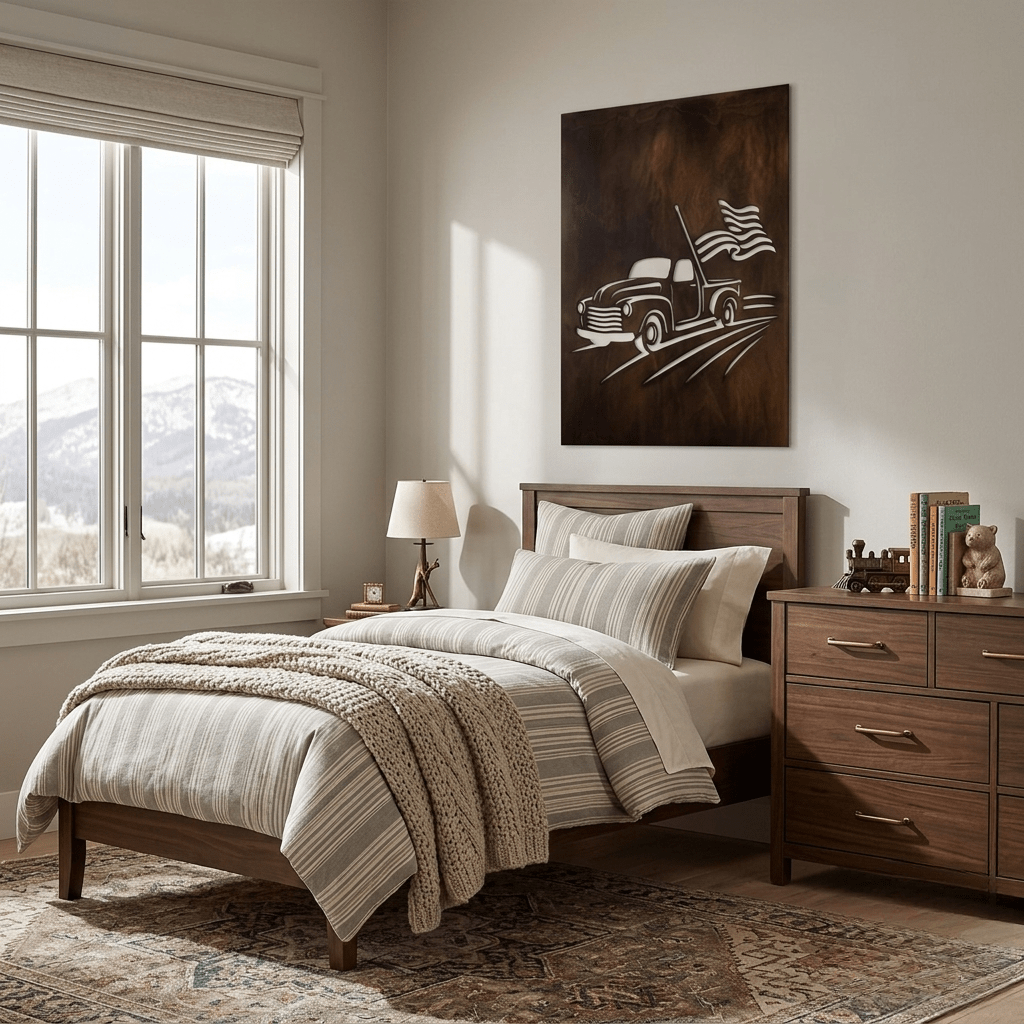 The American Heritage - Metal Wall Art - Umber - Anthem Classic