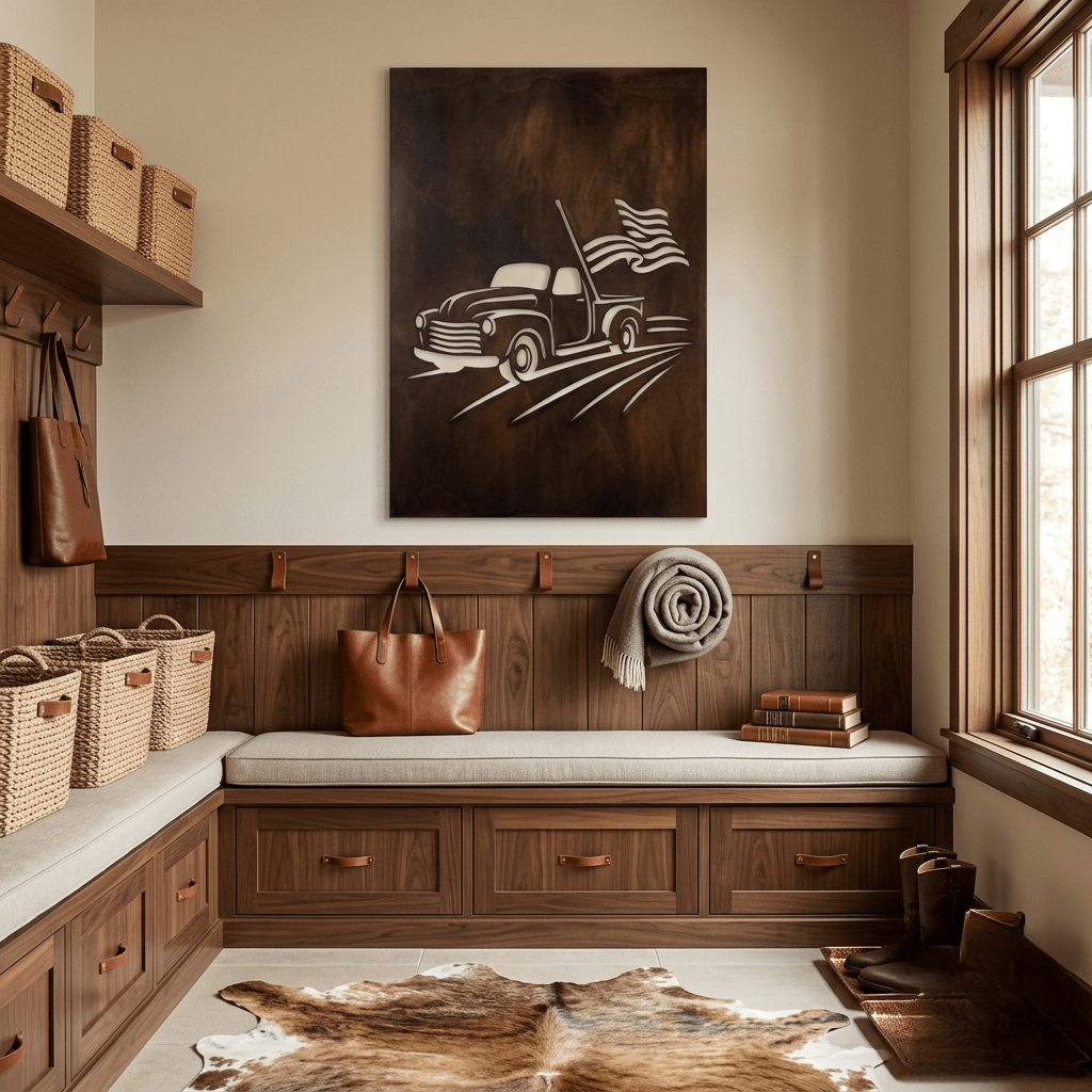 The American Heritage - Metal Wall Art - Umber - Anthem Classic