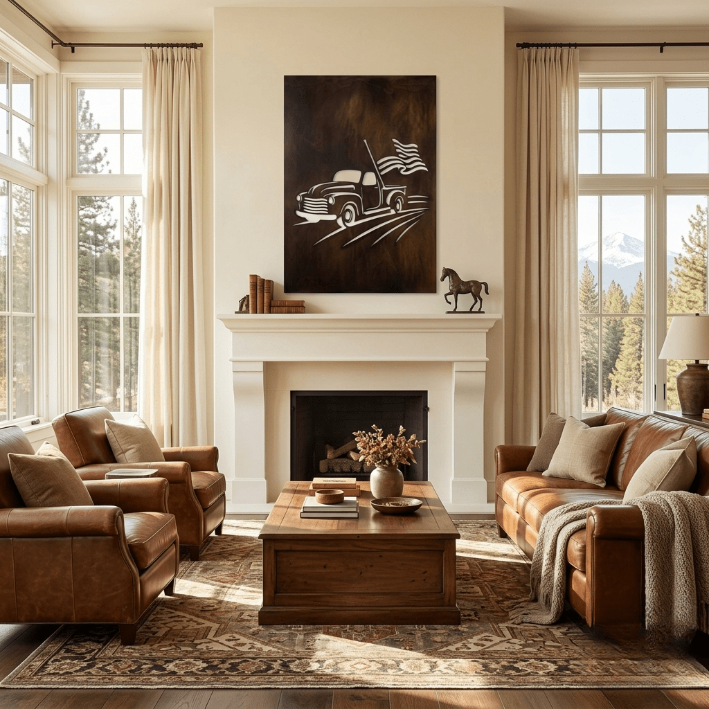 The American Heritage - Metal Wall Art - Umber - Anthem Classic