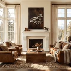 The American Heritage - Metal Wall Art - Umber - Anthem Classic