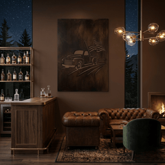 The American Heritage - Metal Wall Art - Umber - Anthem Classic