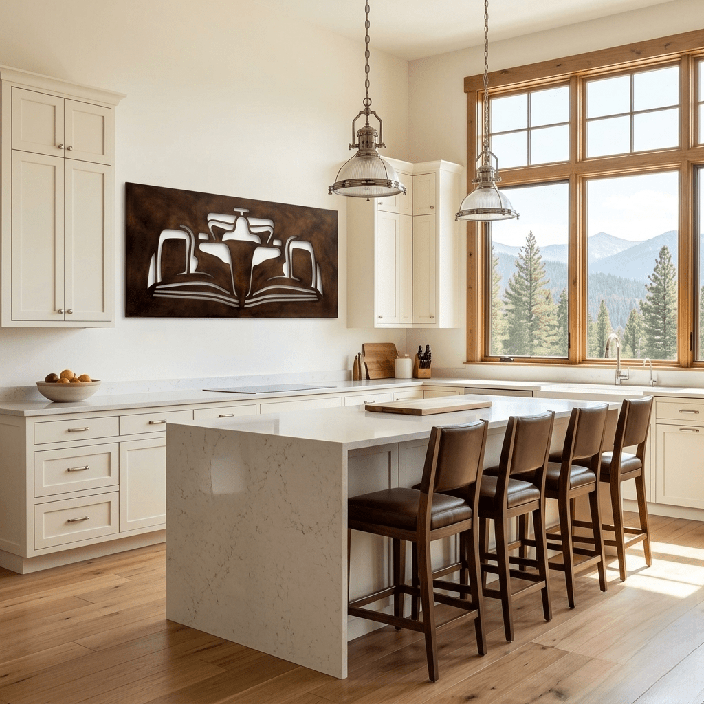 The Apex - Metal Wall Art - Umber - Anthem Classic