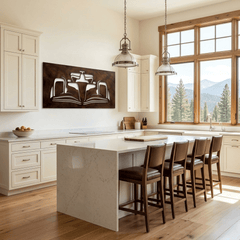 The Apex - Metal Wall Art - Umber - Anthem Classic