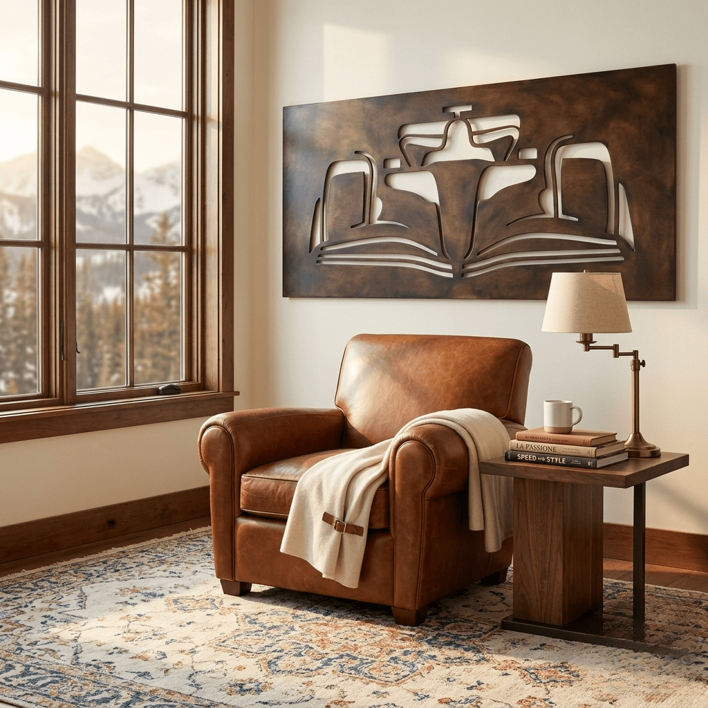 The Apex - Metal Wall Art - Umber - Anthem Classic