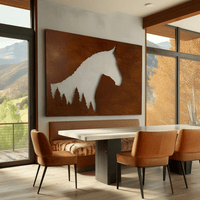 The Appaloosa - Metal Wall Art - Oxide