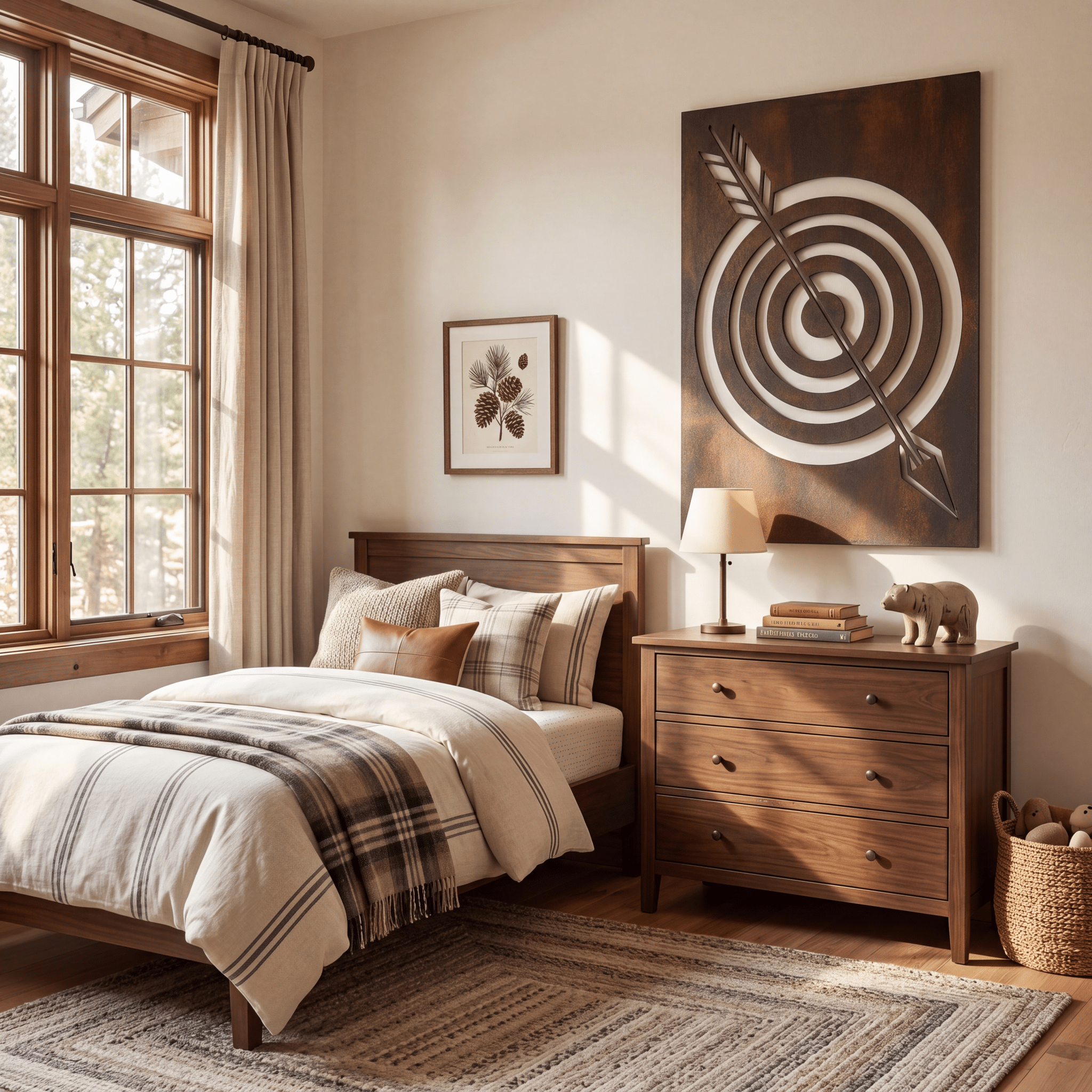 The Archer - Metal Wall Art - Umber - Anthem Classic