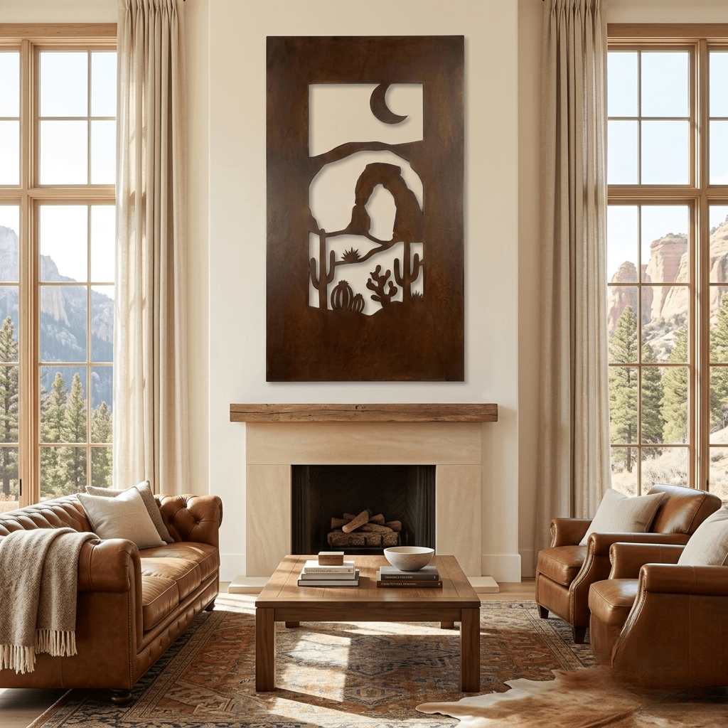 The Arches - Metal Wall Art - Umber - Anthem Classic