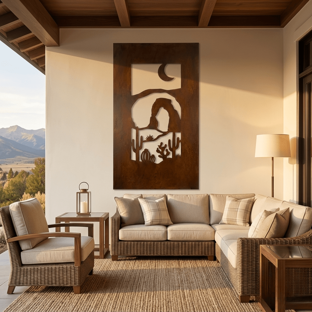 The Arches - Metal Wall Art - Umber - Anthem Classic