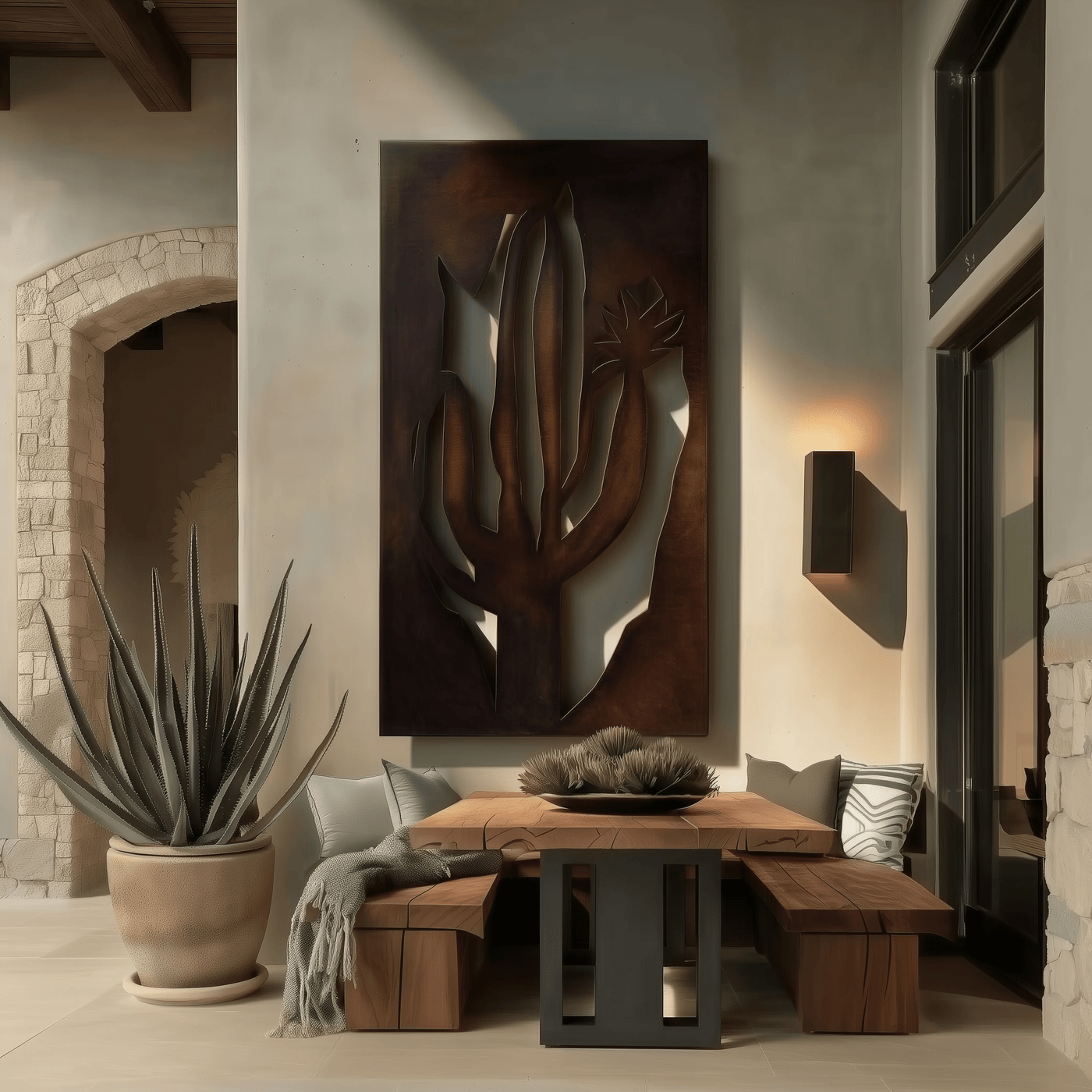 The Arizona Saguaro Cactus Blossom - Metal Wall Art - Anthem Classic