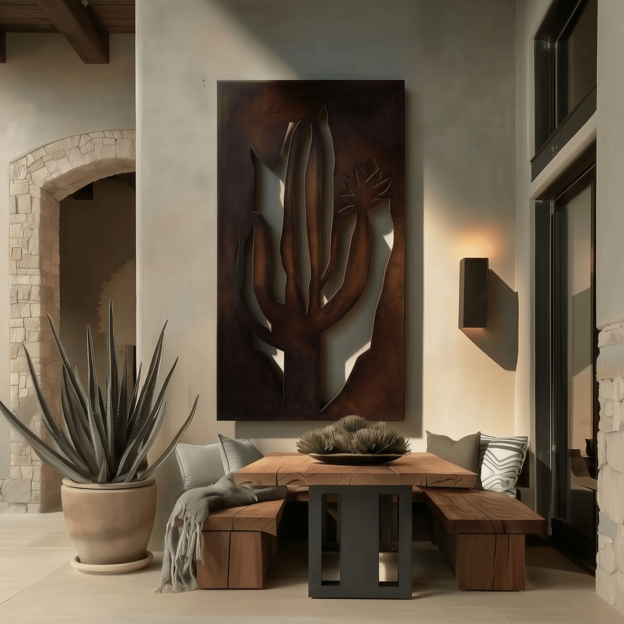The Arizona Saguaro Cactus Blossom - Metal Wall Art - Anthem Classic