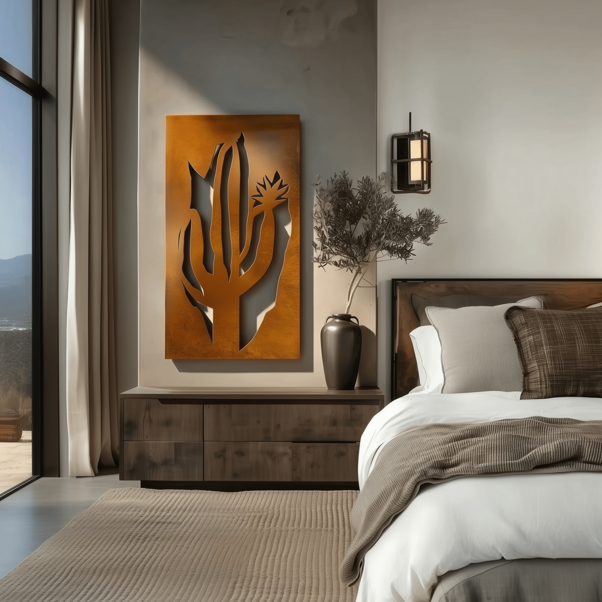 The Arizona Saguaro Cactus Blossom - Metal Wall Art - Anthem Classic