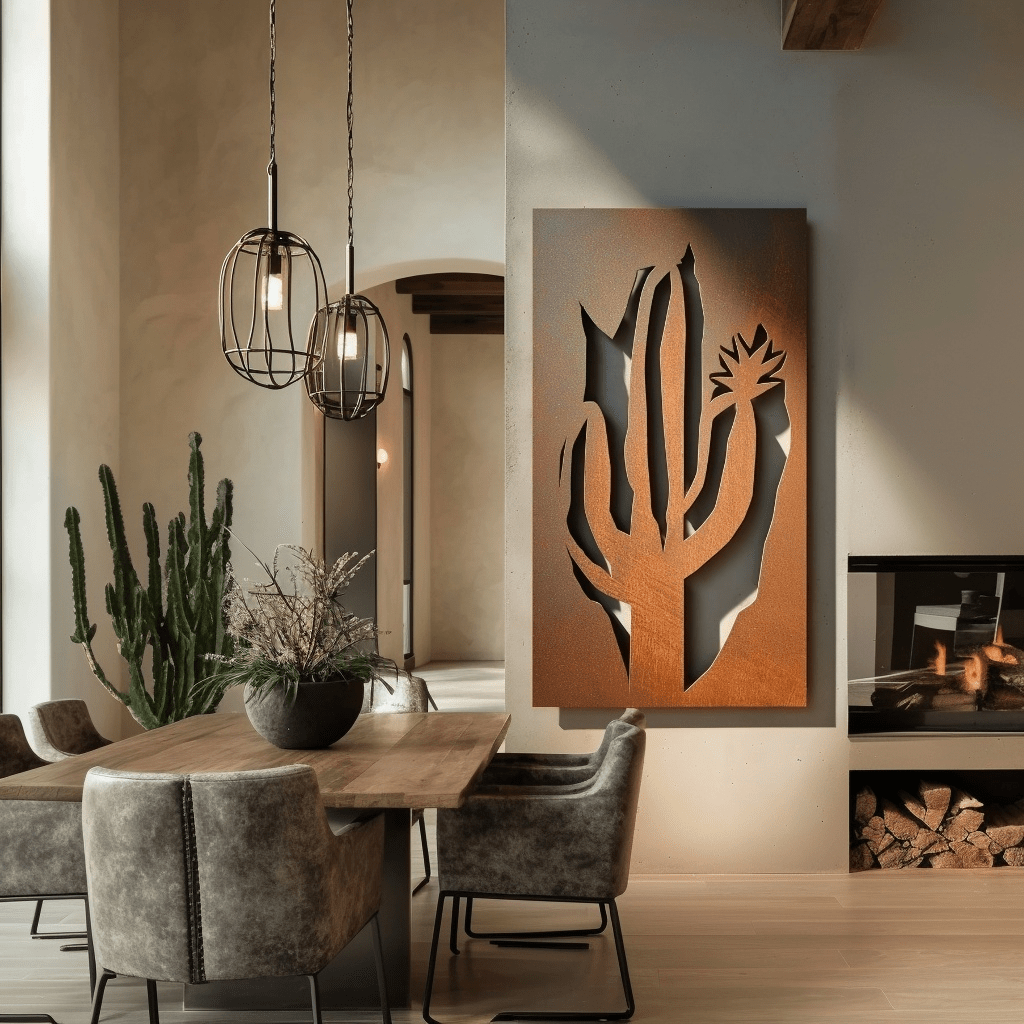 The Arizona Saguaro Cactus Blossom - Metal Wall Art - Anthem Classic