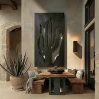 The Arizona Saguaro Cactus Blossom - Metal Wall Art - Forge