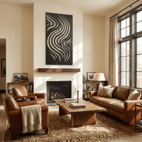 The Aura Flow - Metal Wall Art - Forge
