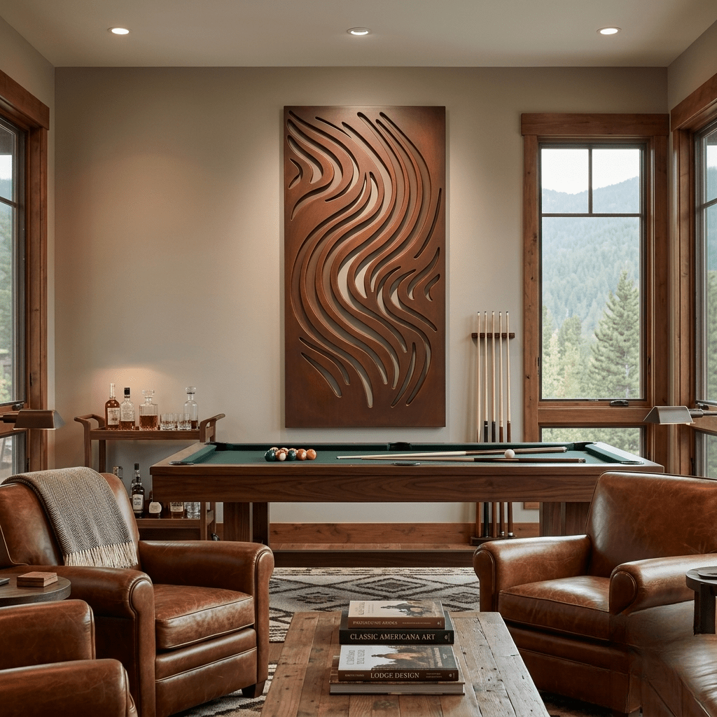 The Aura Flow - Metal Wall Art - Oxide - Anthem Classic