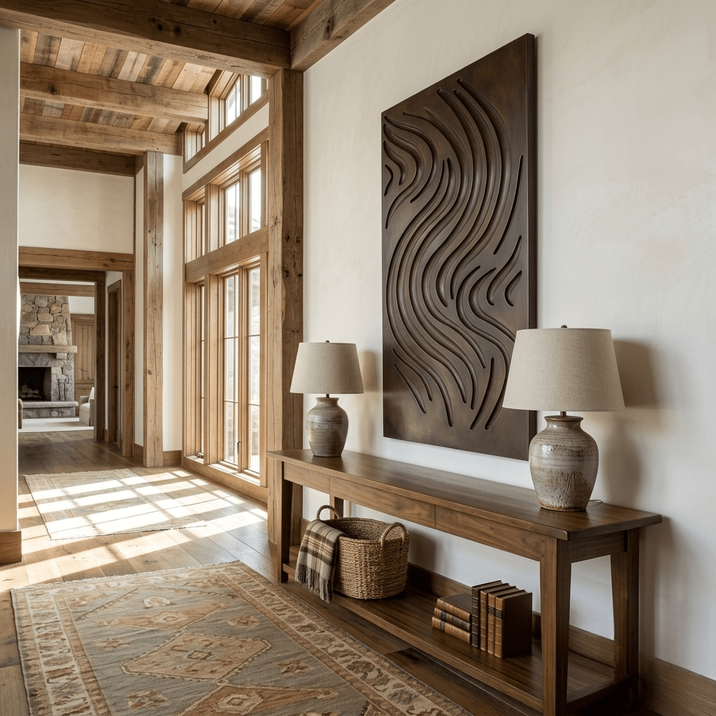 The Aura Flow - Metal Wall Art - Umber - Anthem Classic