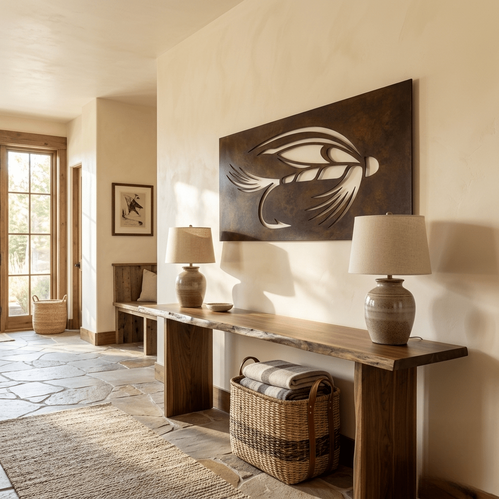 The Backcast - Metal Wall Art - Umber - Anthem Classic
