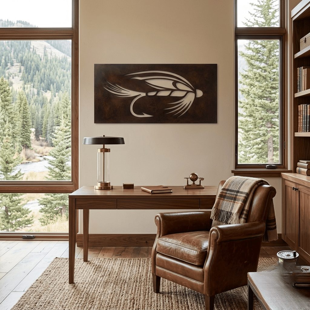 The Backcast - Metal Wall Art - Umber - Anthem Classic