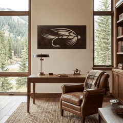 The Backcast - Metal Wall Art - Umber - Anthem Classic