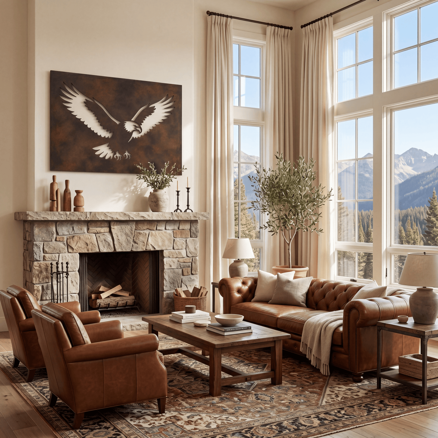 The Bald Eagle - Metal Wall Art - Umber - Anthem Classic