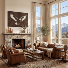 The Bald Eagle - Metal Wall Art - Umber - Anthem Classic