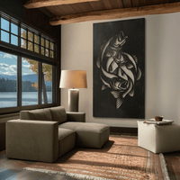 The Bass - Metal Wall Art - Forge