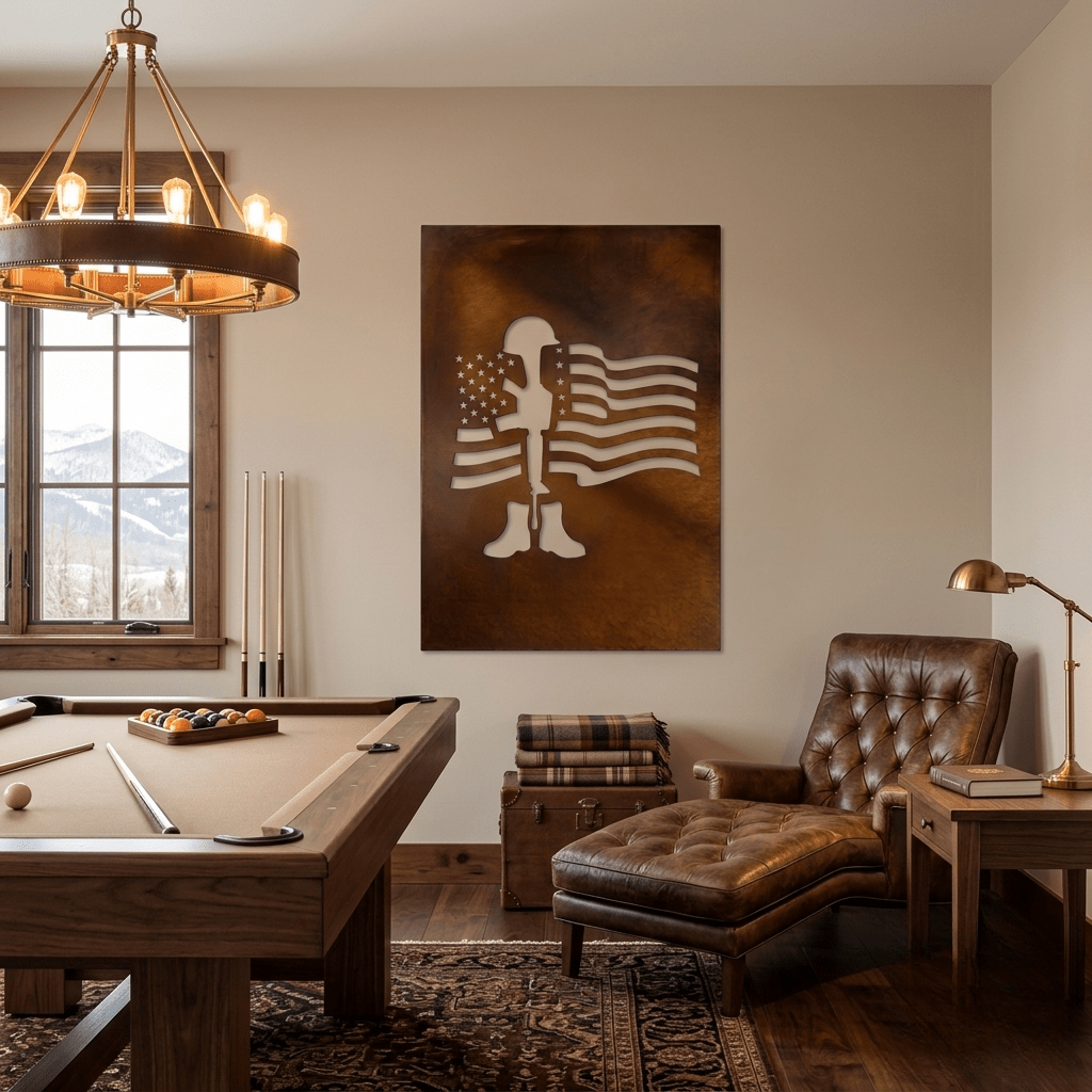 The Battle Cross - Metal Wall Art - Oxide - Anthem Classic