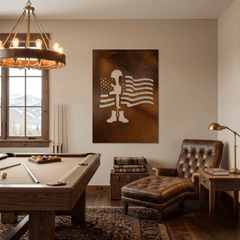 The Battle Cross - Metal Wall Art - Oxide - Anthem Classic