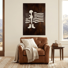The Battle Cross - Metal Wall Art - Umber - Anthem Classic