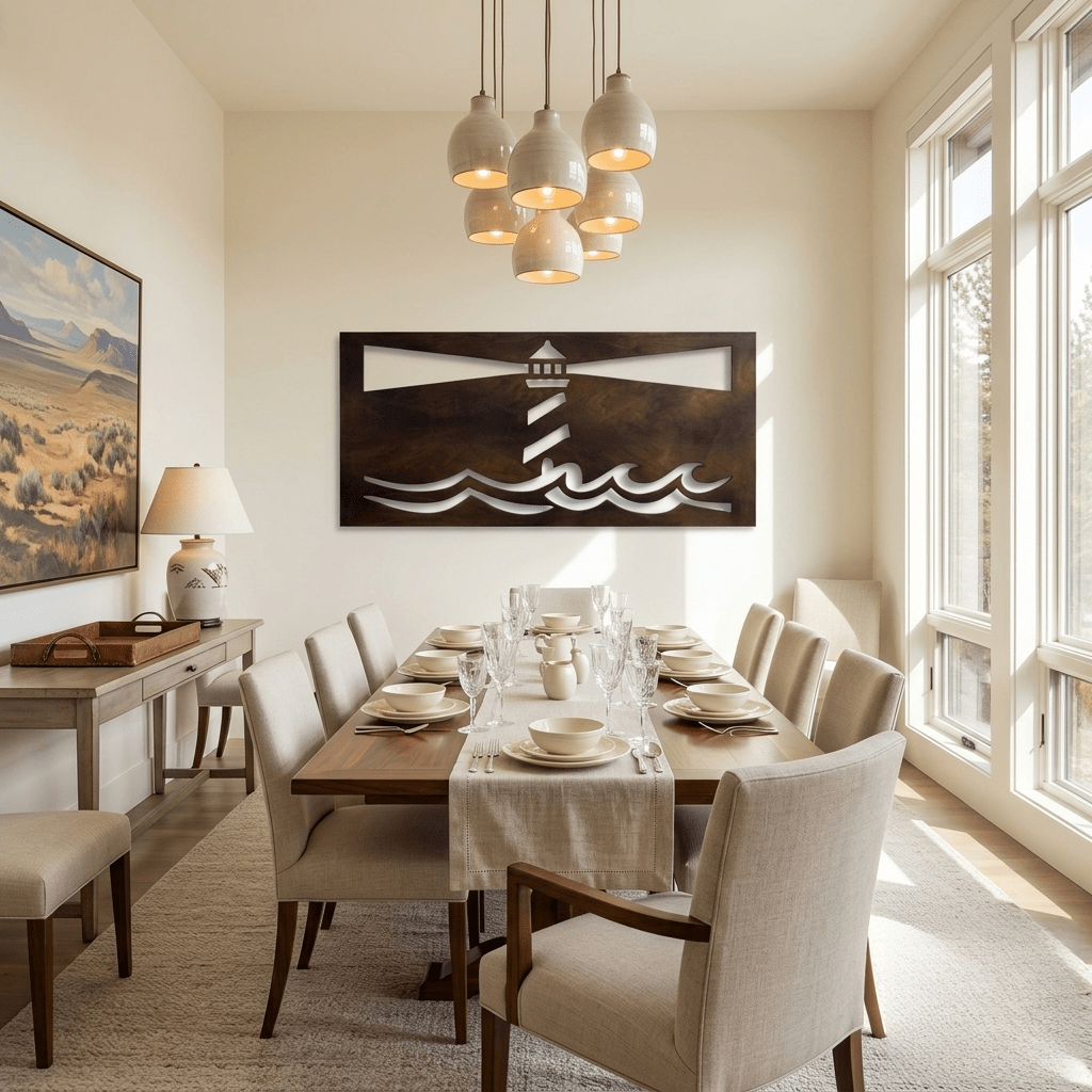 The Beacon - Metal Wall Art - Umber - Anthem Classic